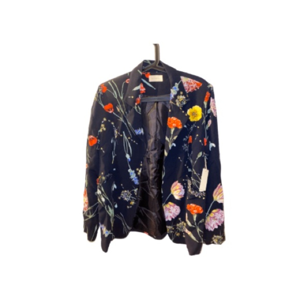 Floral Print Blazer.